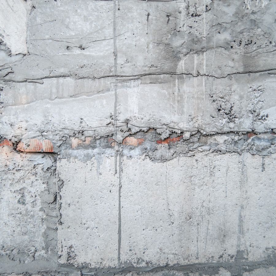 corner detail of smooth plaster finish