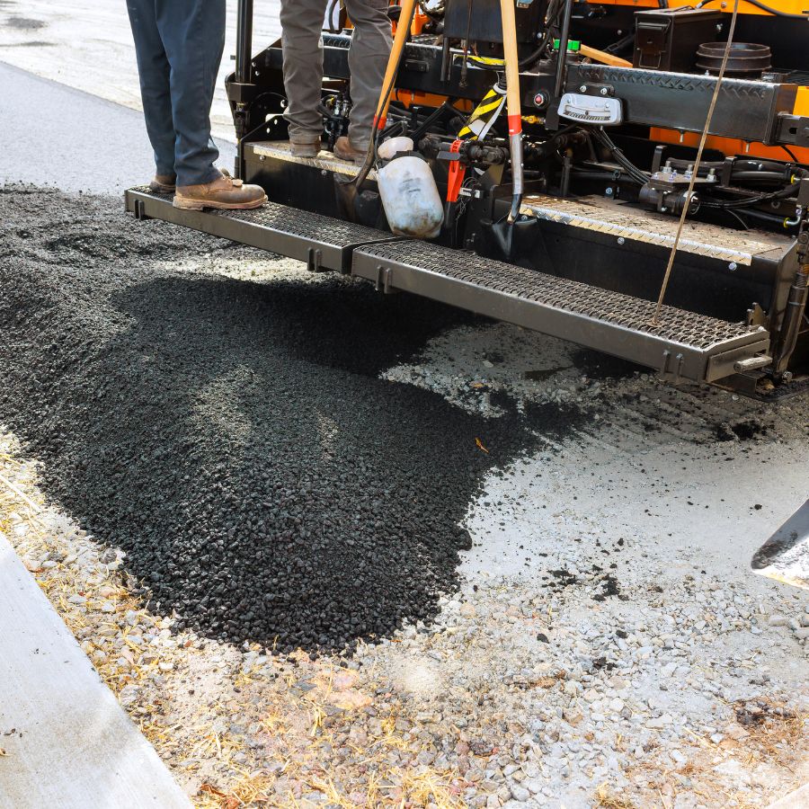 road compactor roller finishing surface