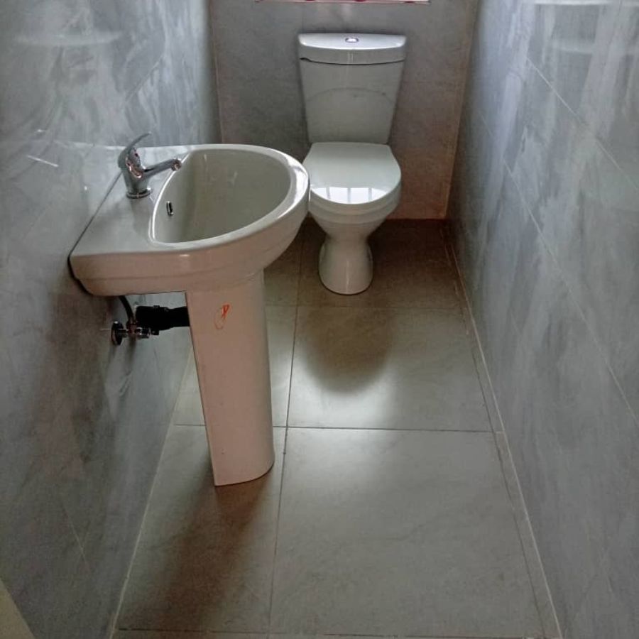 tiling and plumbing work at Chishawasha